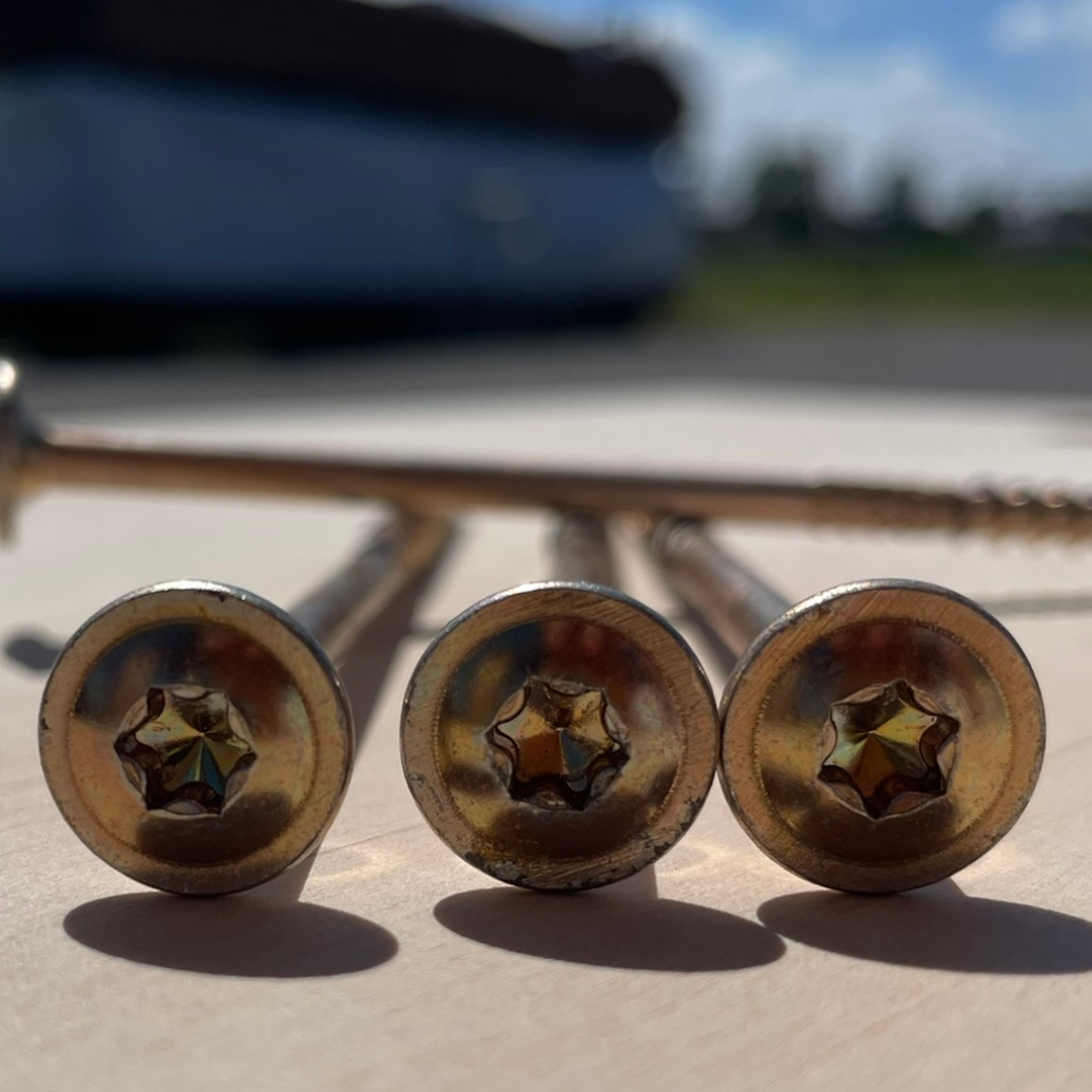 Koka skrūve ar palielinātu galvu TorxWKCP 100 gab.