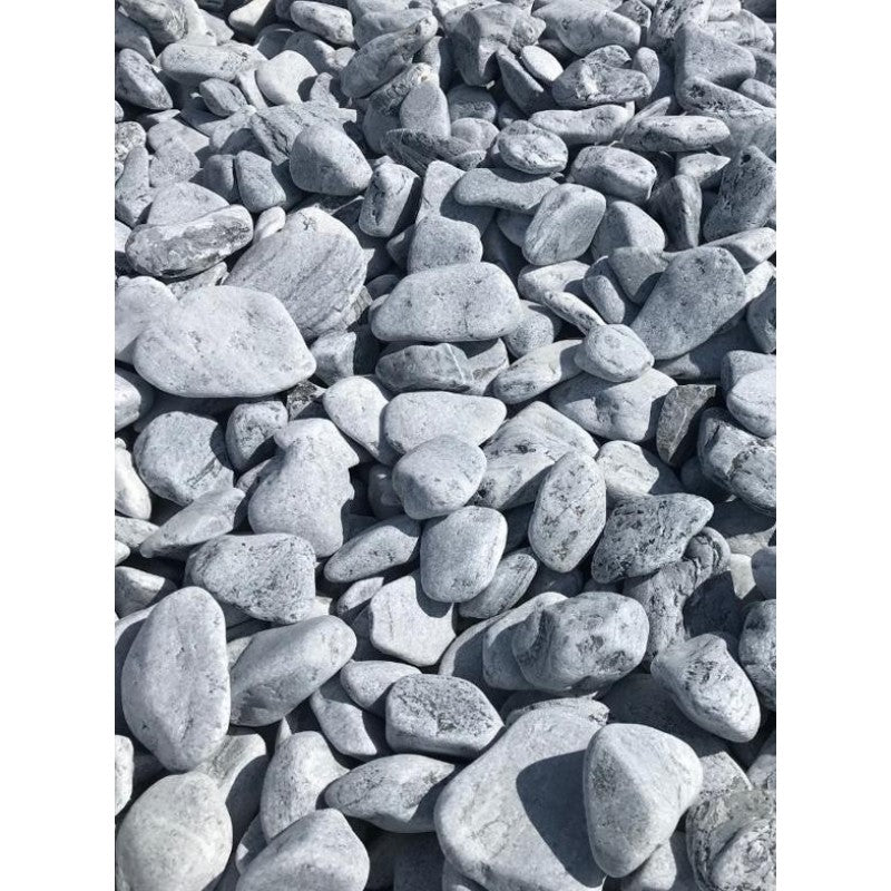 Sudraba pulēti oļi 10/30, 30/60 mm, 20 kg