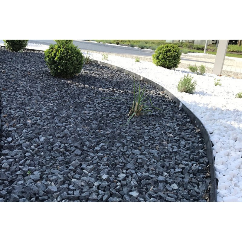 Dark gray basalt crushed stone 16/22mm, 20 kg