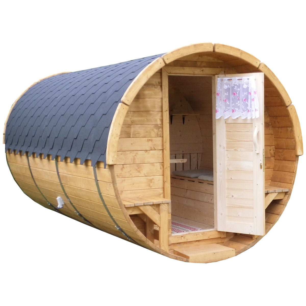 Apvalus vasarnamis (termo mediena)