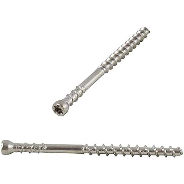 CAMO A2 nerūsējošā tērauda koka skrūves 60 mm 350 - 1750 gab.