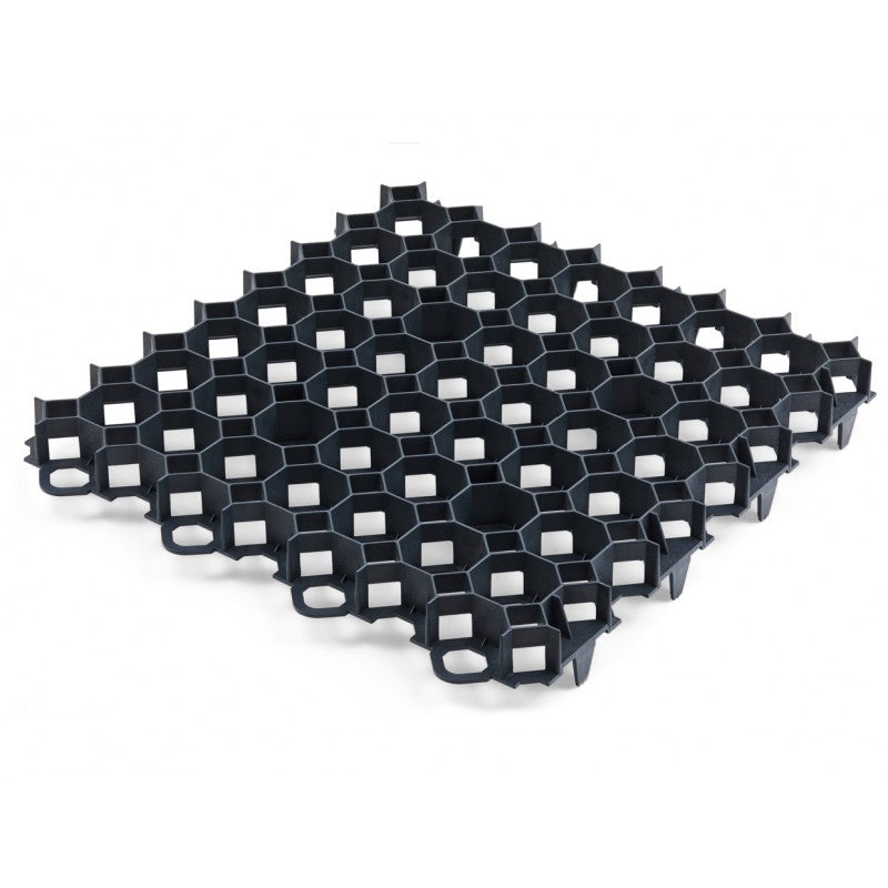 Korys vejai juodas plastikinis 49,4x49,4x6,3 cm (1vnt=0,24m2), vnt.